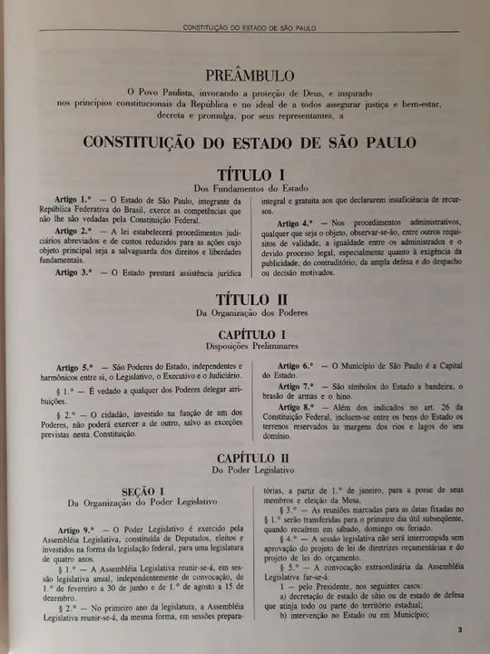 Constituição do Estado de São Paulo !!! - Foto 2