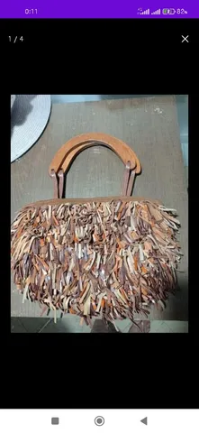 Bolsa de couro marca Tribo