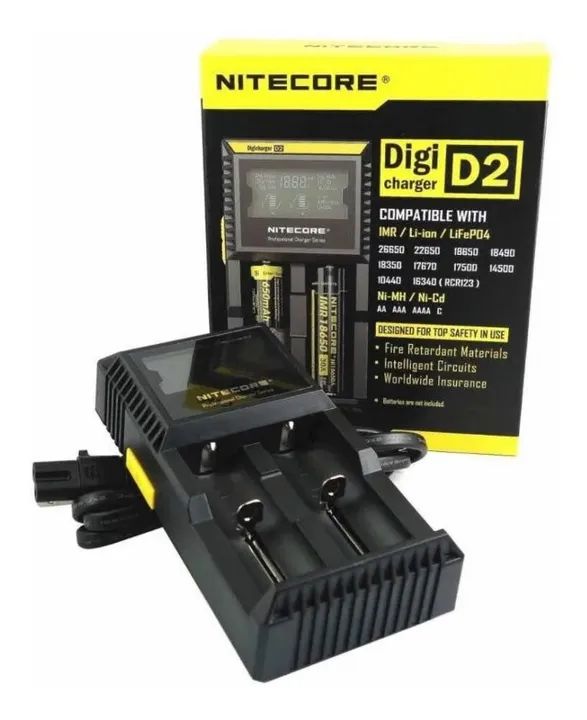 Carregador Nitecore D2 NOVO/ORIGINAL  - Foto 3