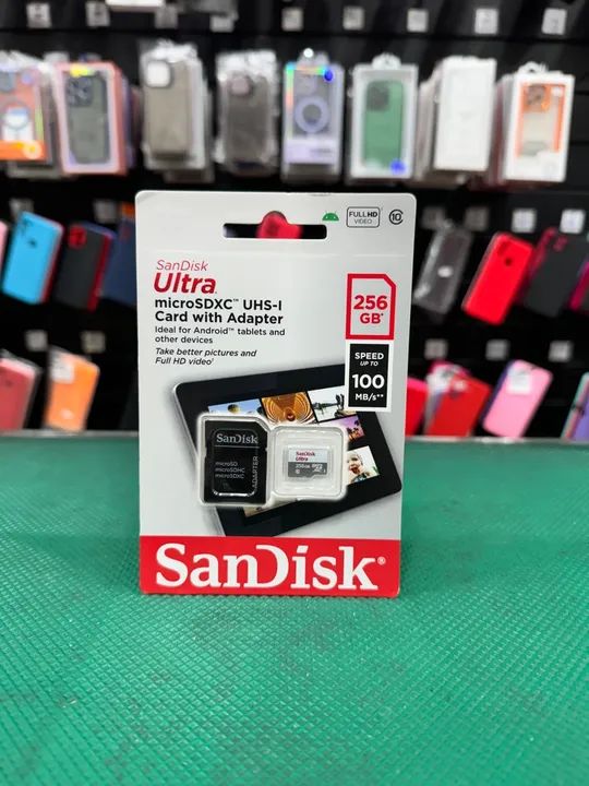 Cartão de memoria SanDisk Ultra microSDXC 256GB - Novo