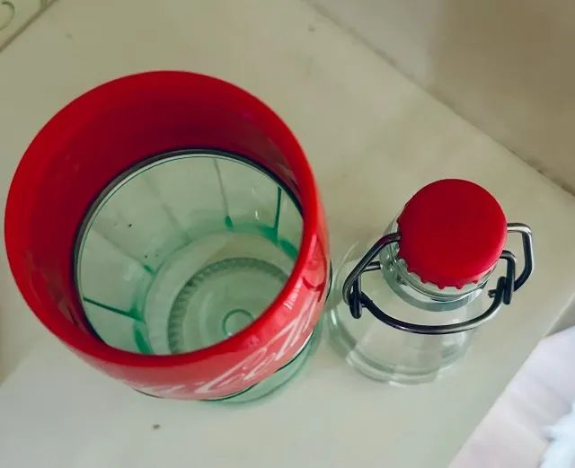 Coca-Cola garrafa/copo de colecionador (acrílico) - Foto 4