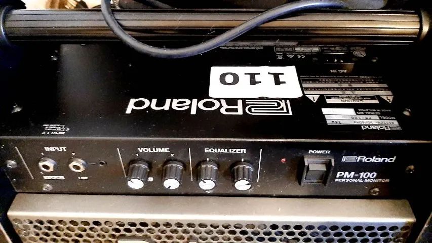 Monitor Pessoal V-Drums Roland PM100 110V - Foto 4