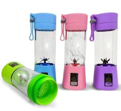 Mini Liquidificador Portátil com 6 Lâminas Shake Take Juice Cup Recarregável USB z109  - Foto 3