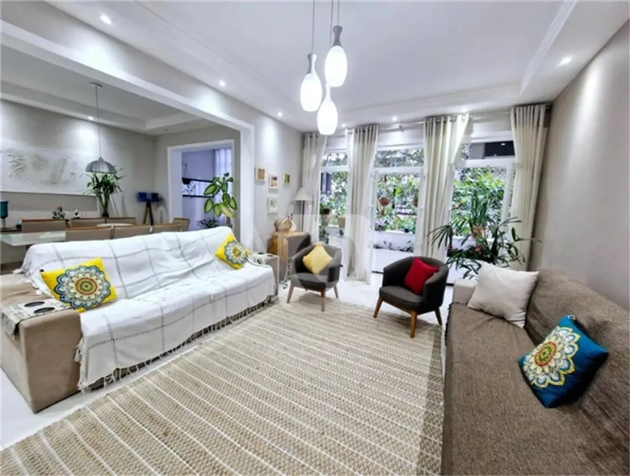 Apartamento Copacabana com jardim de inverno - 4 quartos.