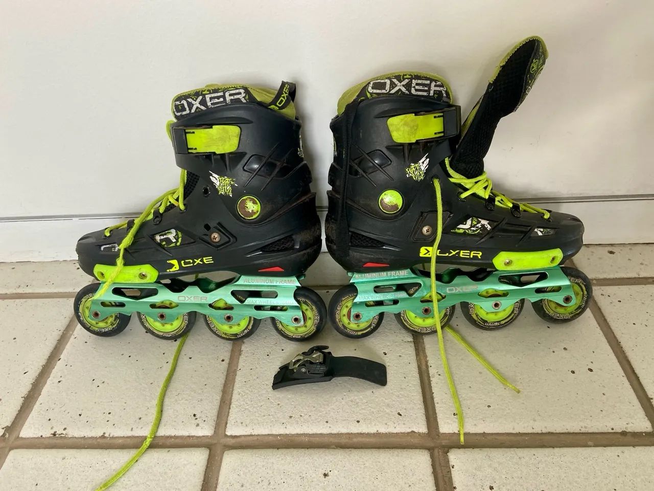 Patins Inline OXER - Tamanho 38 ÓTIMO!  - Foto 4