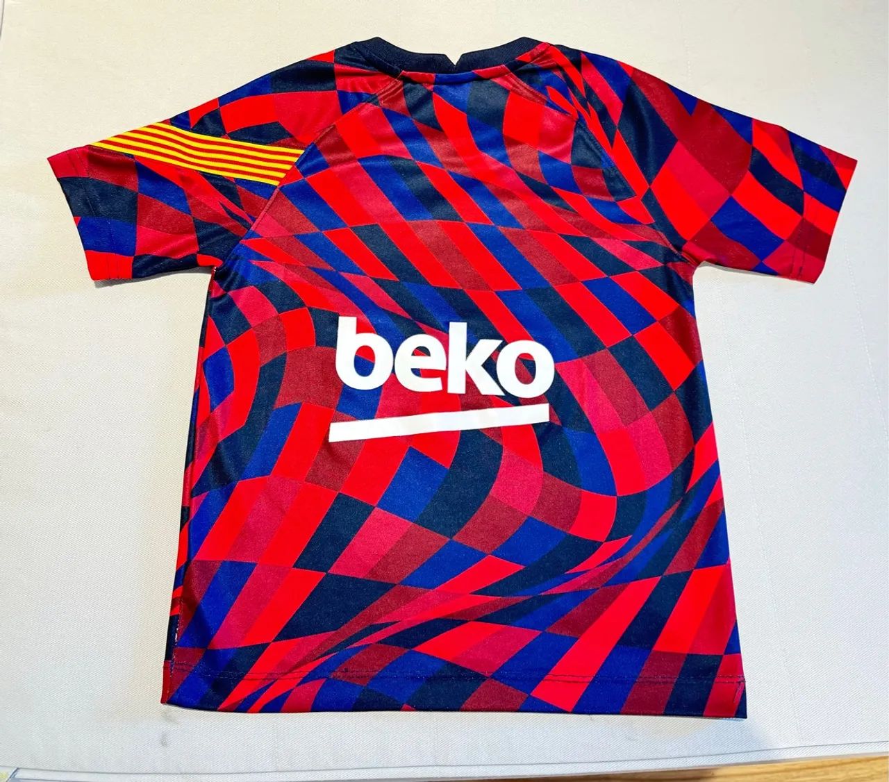 Camiseta Nike Pré-Jogo Barcelona 2021 - infantil) - Foto 2