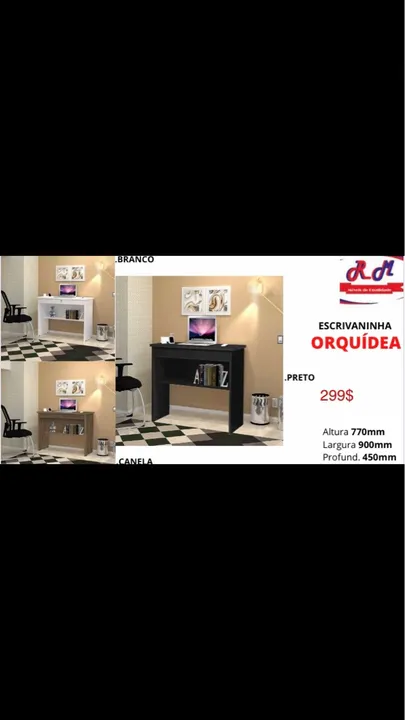 Escrivaninha orquídea