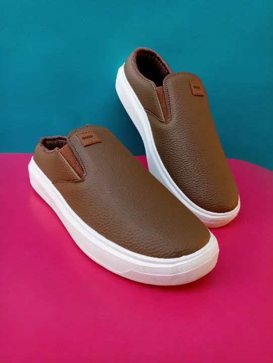 Tênis Mule Masculino Caramelo Calçados Setor Faiçalville