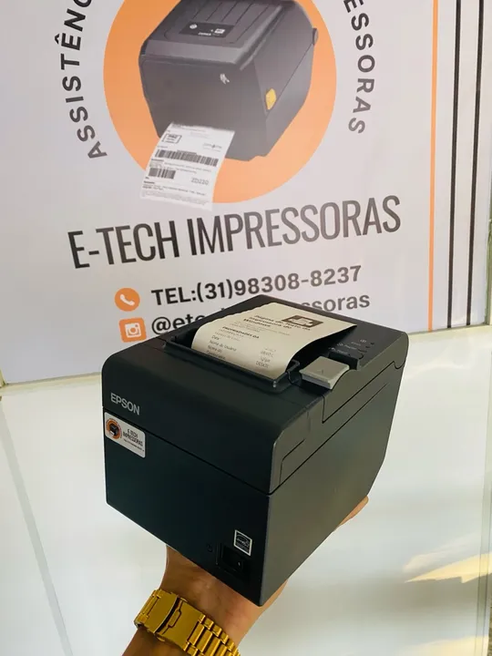 Impressora Térmica EPSON TM T20 USB