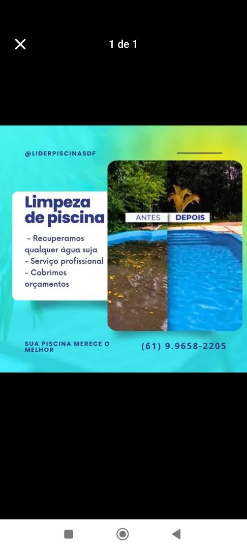 Limpeza de piscina 