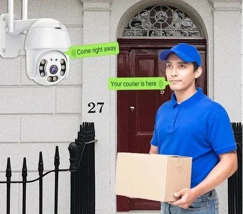 Câmera Ip Wifi 1080p Gira 320° Ptz Dome Prova De Água Hd - promoção !!! - Foto 2