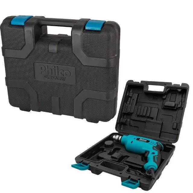 Furadeira Profissional Philco 650W com Maleta 220V + Reversão com 5 níveis de velocidade