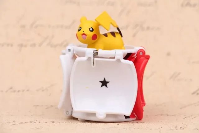 Kit 4 Pokémons com Pokebolas - Pikachu - Quatro Action Figures Bonecos - Foto 5