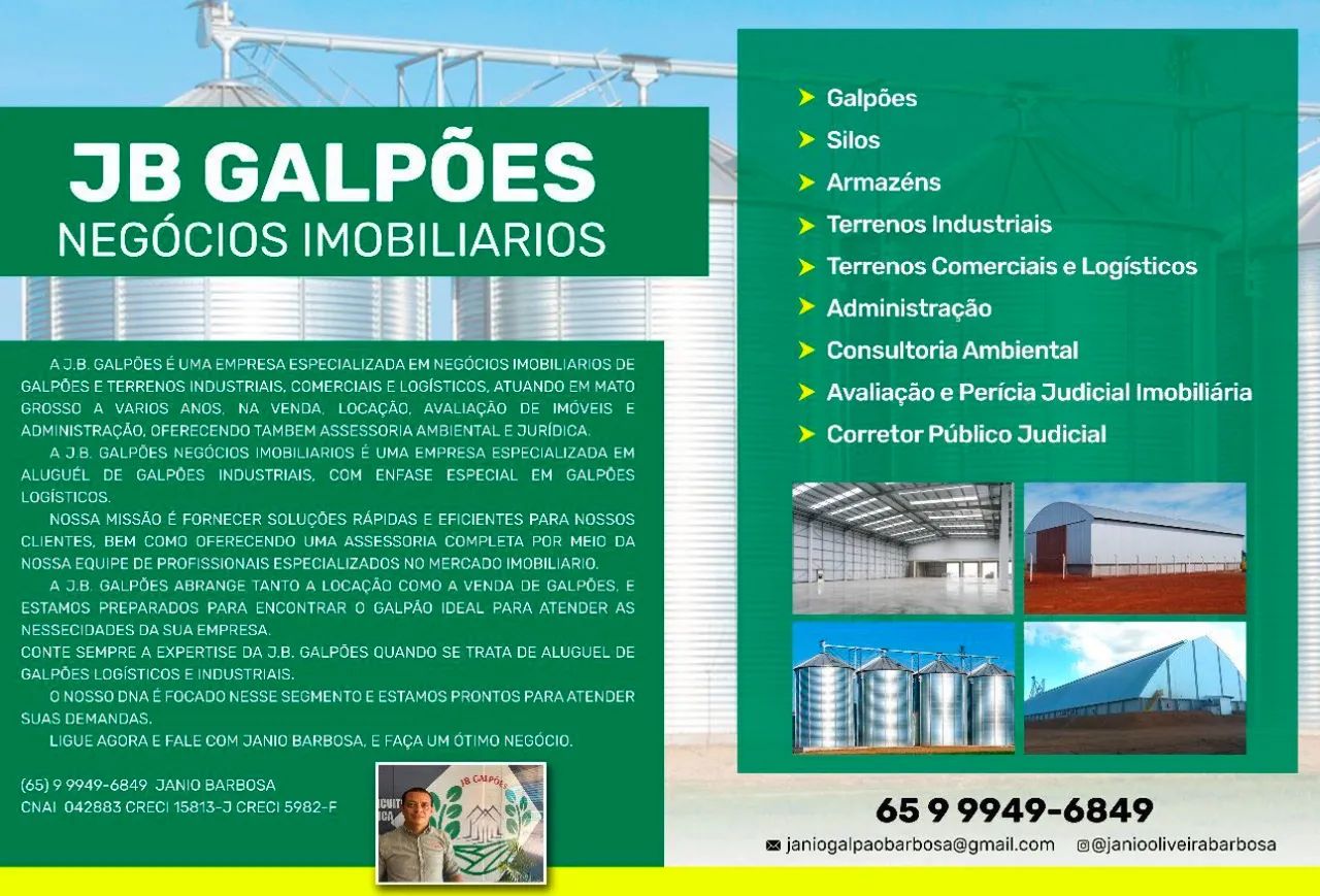 Galpão 600m2  900m2  1.500m2  1.800m2  2.000m2