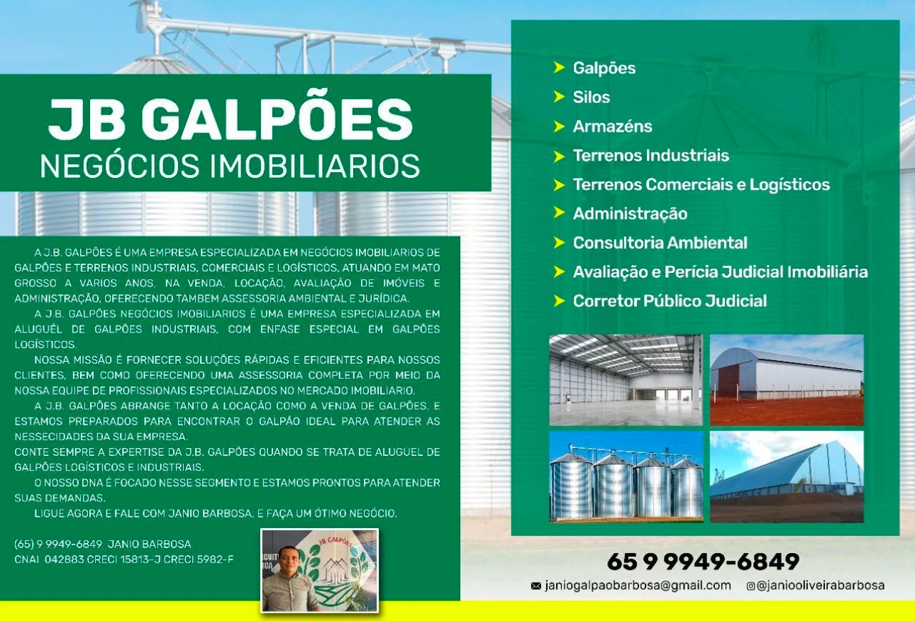 Galpão 600m2 900m2 1.500m2 1.800m2 2.000m2
