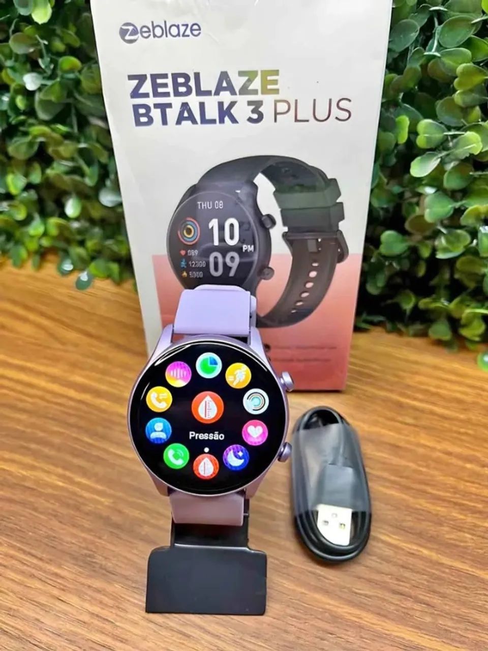 Relogio Zeblaze Btalk 3 Plus - Lilás - LACRADO - Foto 2