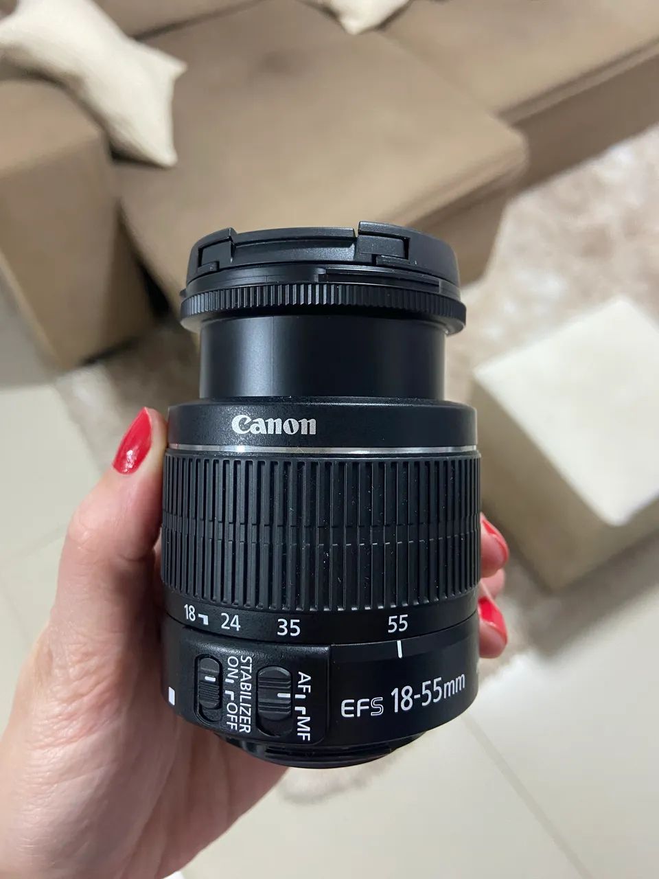Lente EFS 18/55mm, NUNCA usada  - Foto 3