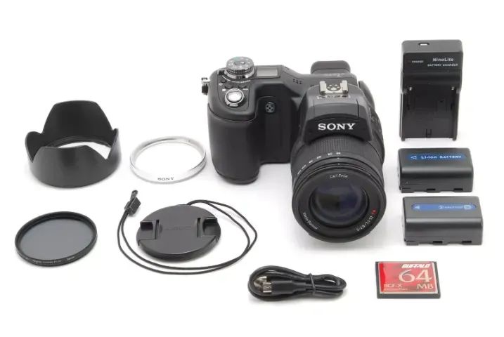 Câmera Digital Sony CyberShot DSC-F828 8MP Com Fonte de Alimentação e Cartão de memoria - Foto 3
