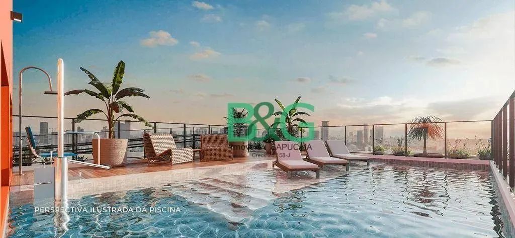 Apartamento com 2 dormitórios à venda, 34 m² por R$ 391.541,04 - Liberdade - São Paulo/SP - Foto 3