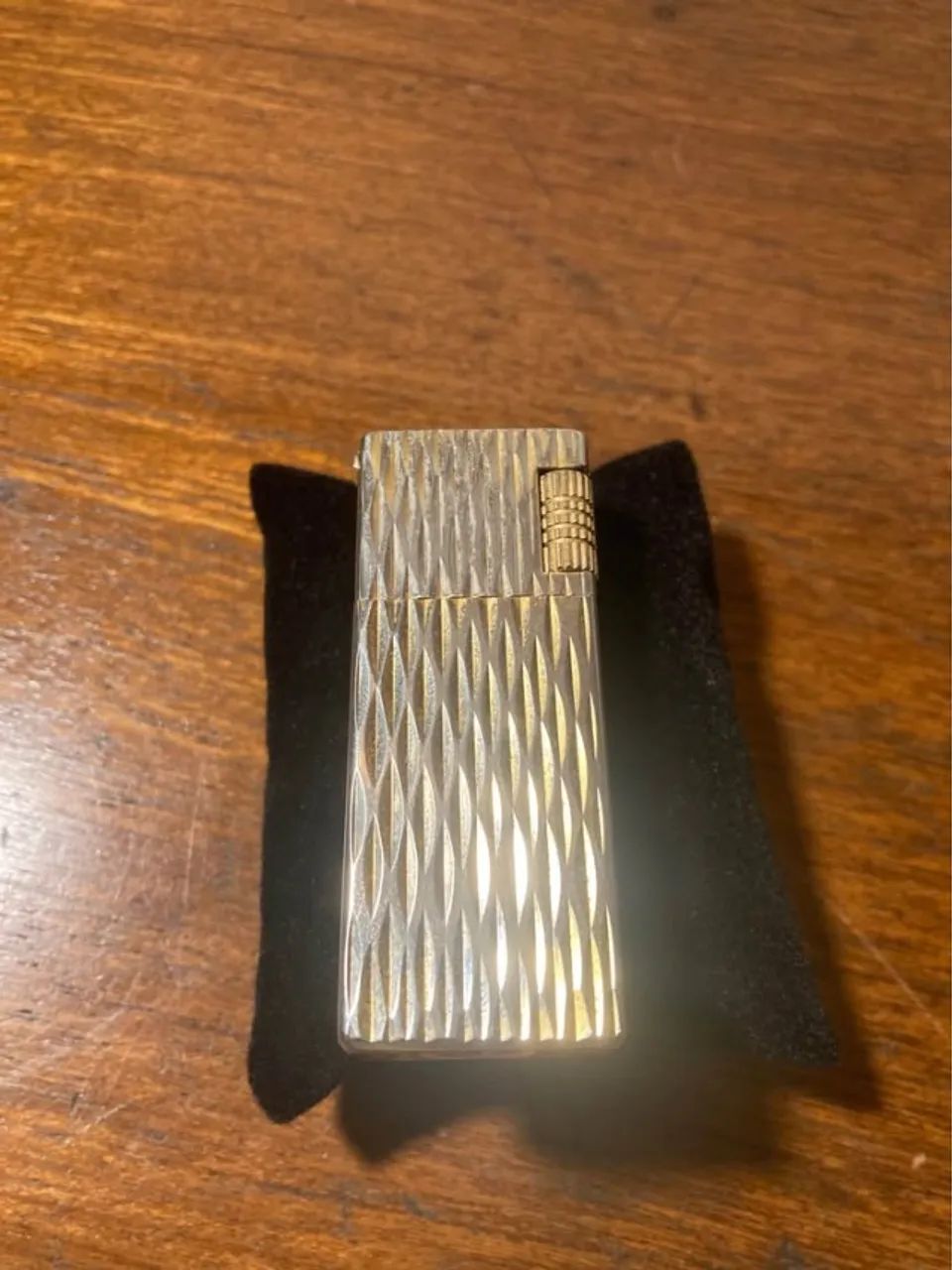 Isqueiro Dourado Vintage a Gás  - Foto 2