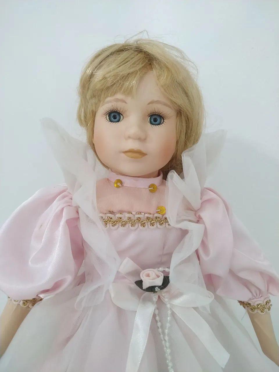 Boneca de porcelana bailarina colecionável - Foto 2