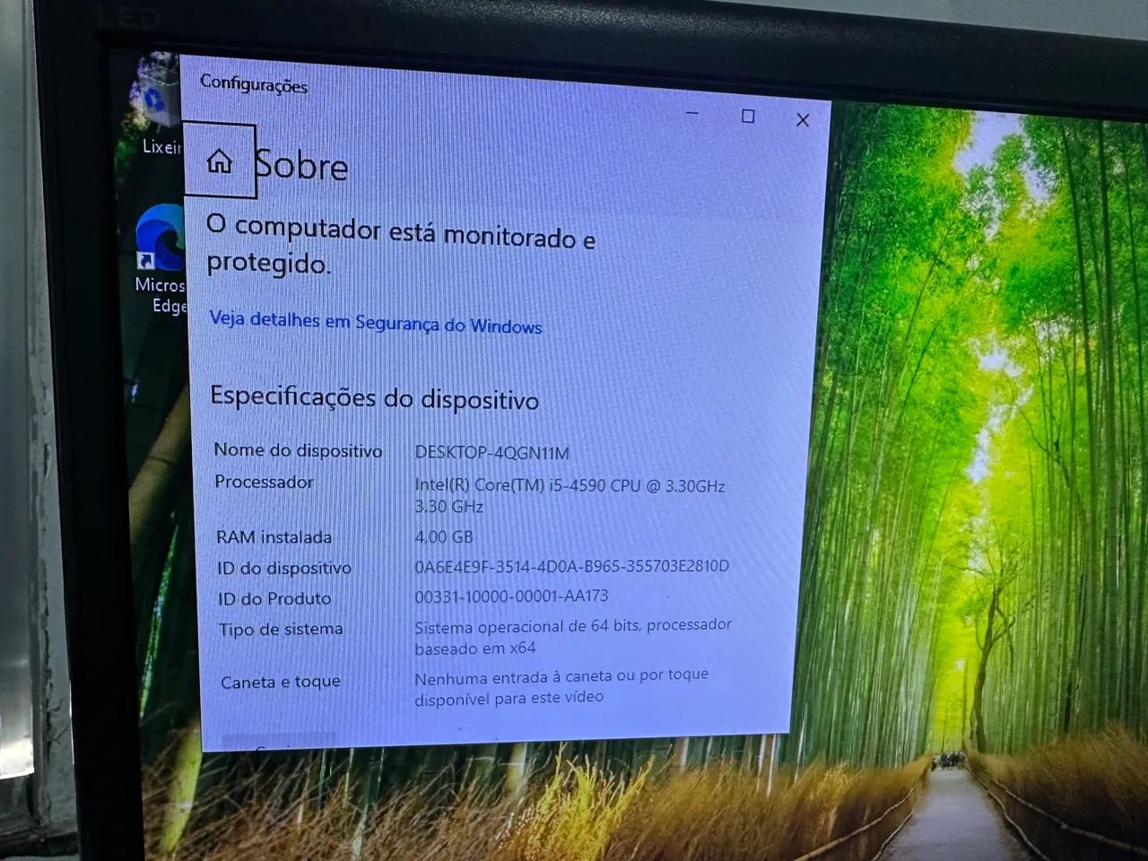 I3quarta geração  com ssd loja com garantia tela grande para empresas  - Foto 2