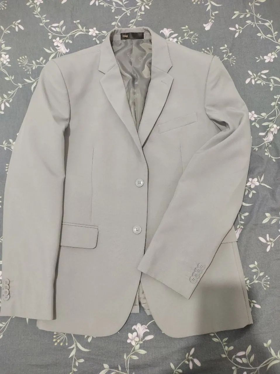 Blazer Masculino Cinza Claro TNG