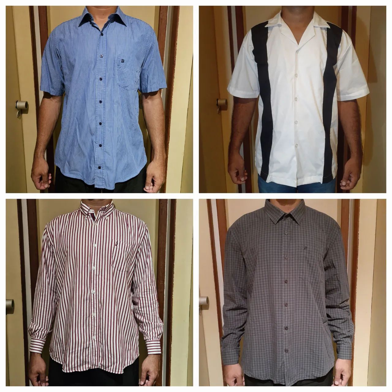 Camisas Sociais Veste GG e EG - Foto 3