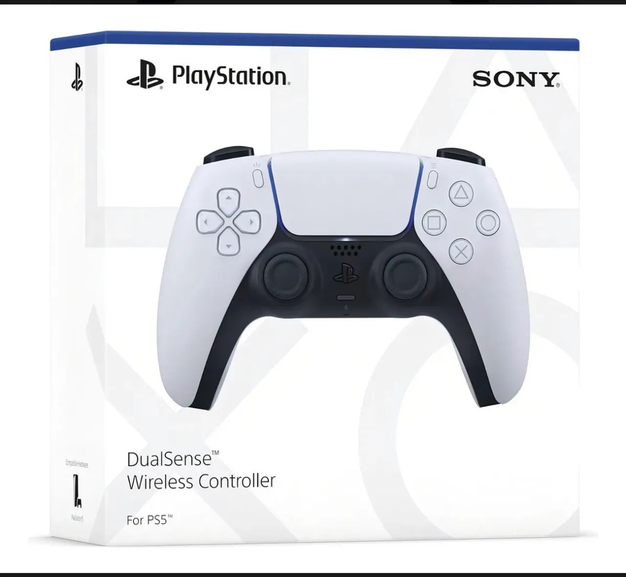 Controle Joystick Sem Fio Sony Playstation Dualsense Branco
