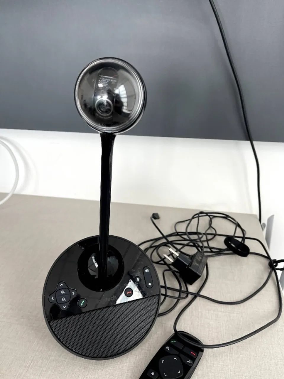 Logitech BCC950 HD 1080P Conferência Webcam Microfone Embutido