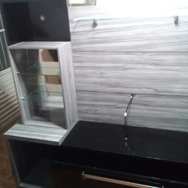 Rack grande com espelho ja esta desmontada - Foto 2