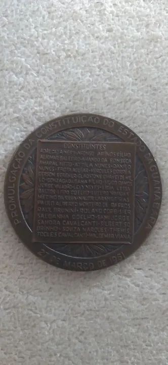 Medalha comemorativa antiga  - Foto 2