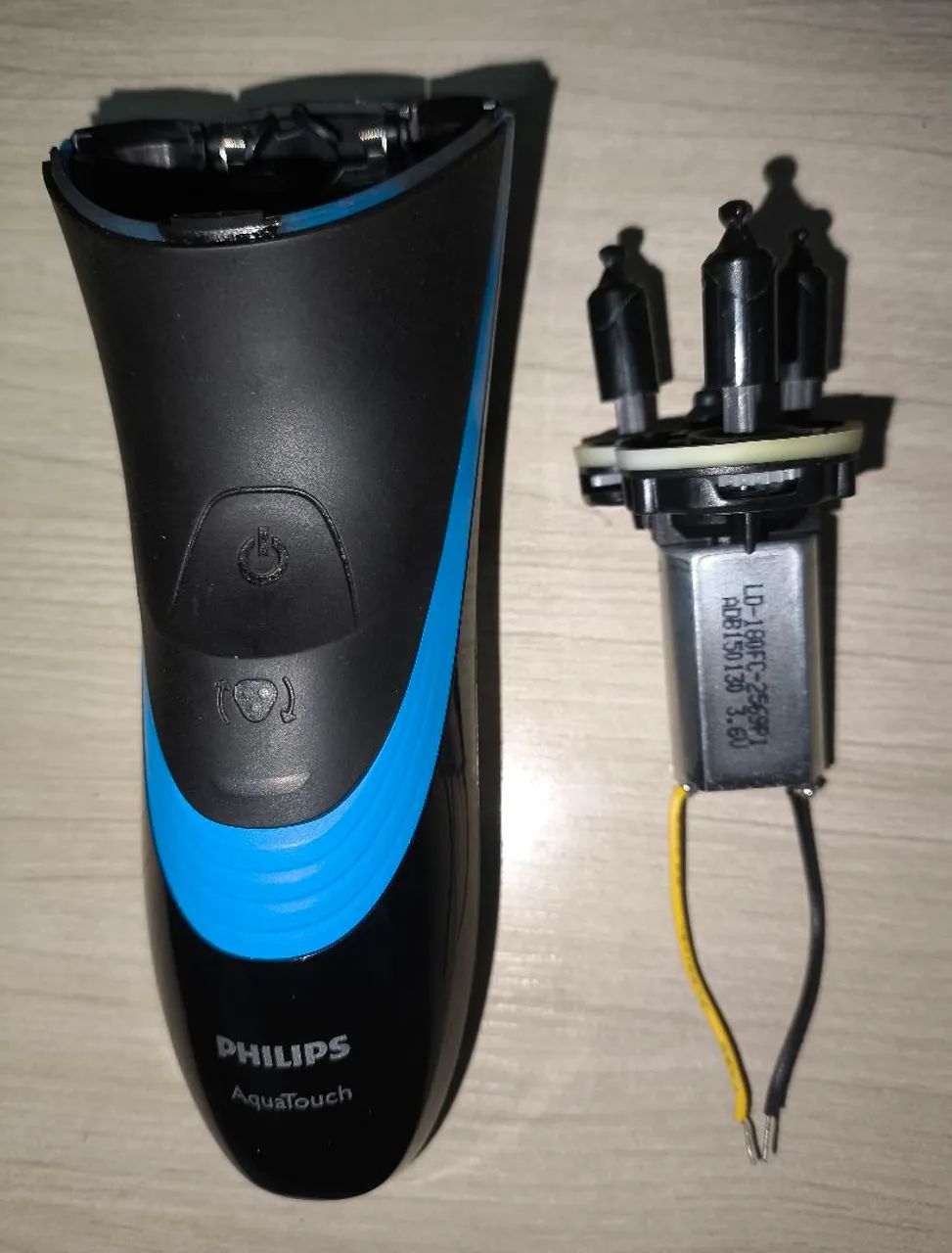 Carcaça Completa + Motor Barbeador Philips AquaTouch AT756 / AT891 - Peças 