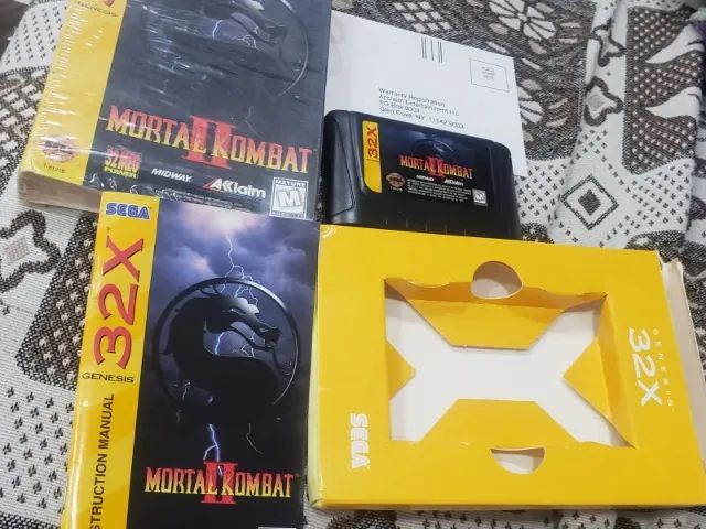 Cartucho Mortal Kombat 2 Sega 32x - original com caixa. - Foto 2
