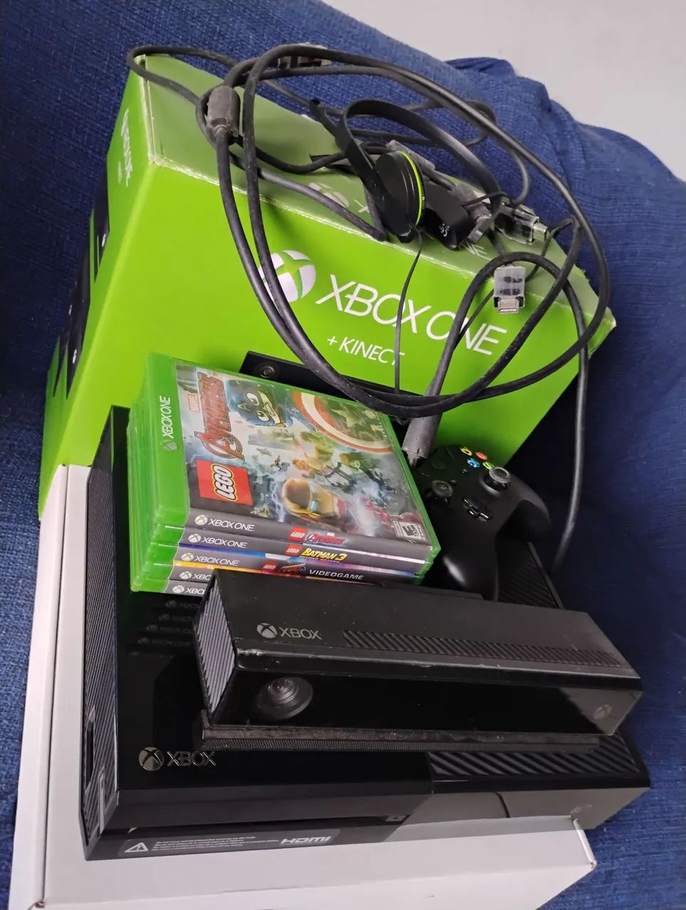 Xbox One FAT com Kinect e jogos - Foto 2