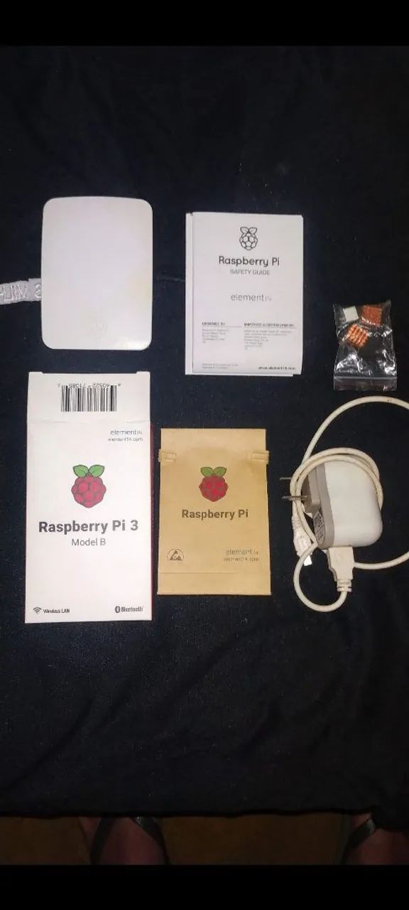 Kit Raspberry Pi 3 Model B original -SD 64g com sistema de jogos 