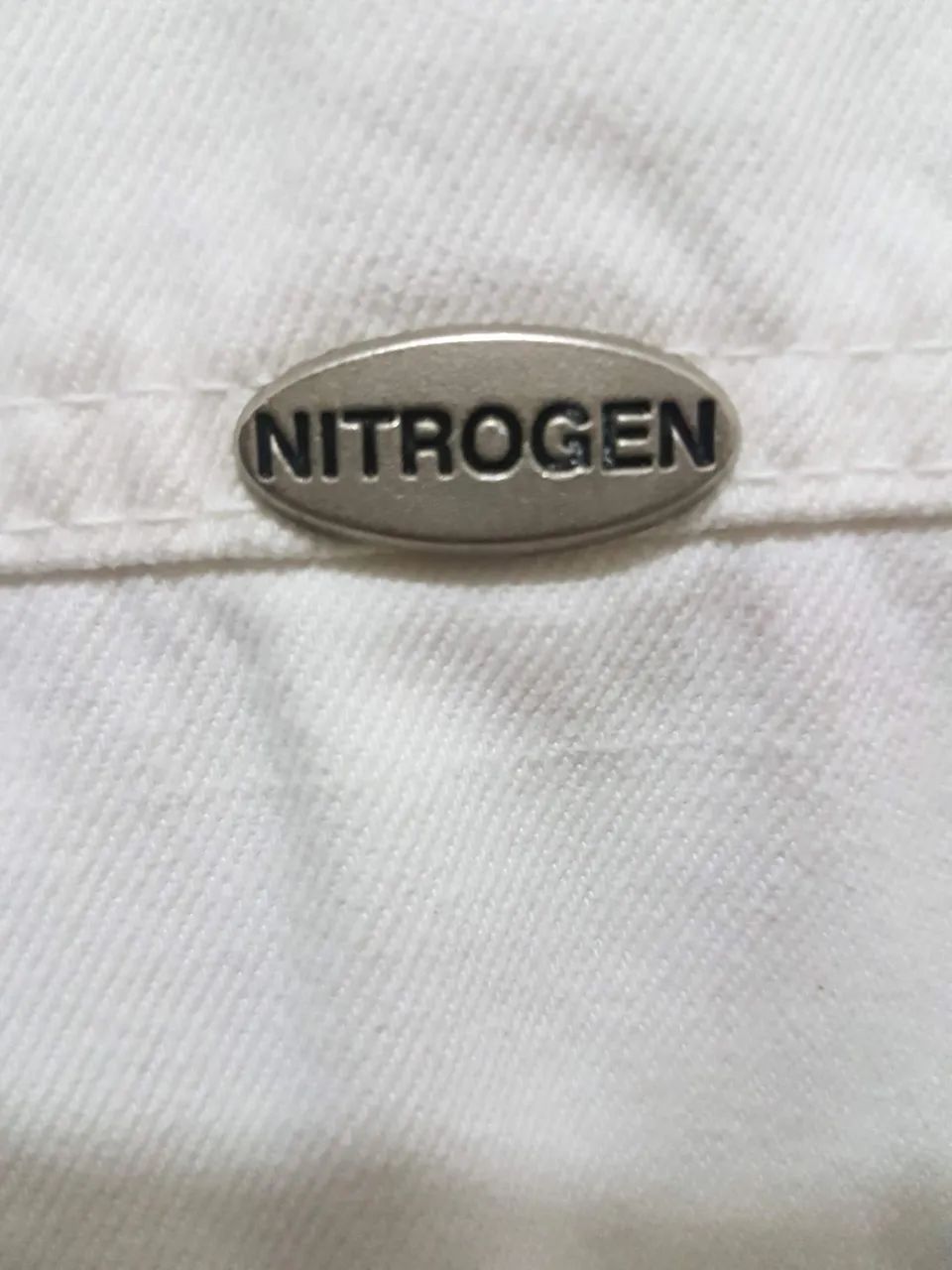 Jaqueta Jeans Branca Nitrogen - Foto 4
