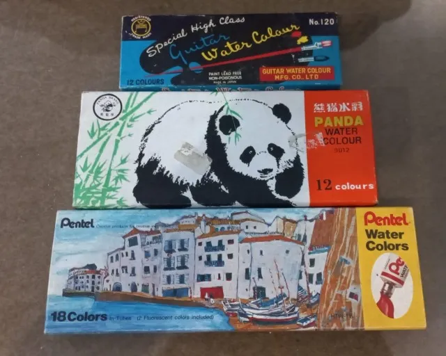 kit para pintura com Tintas