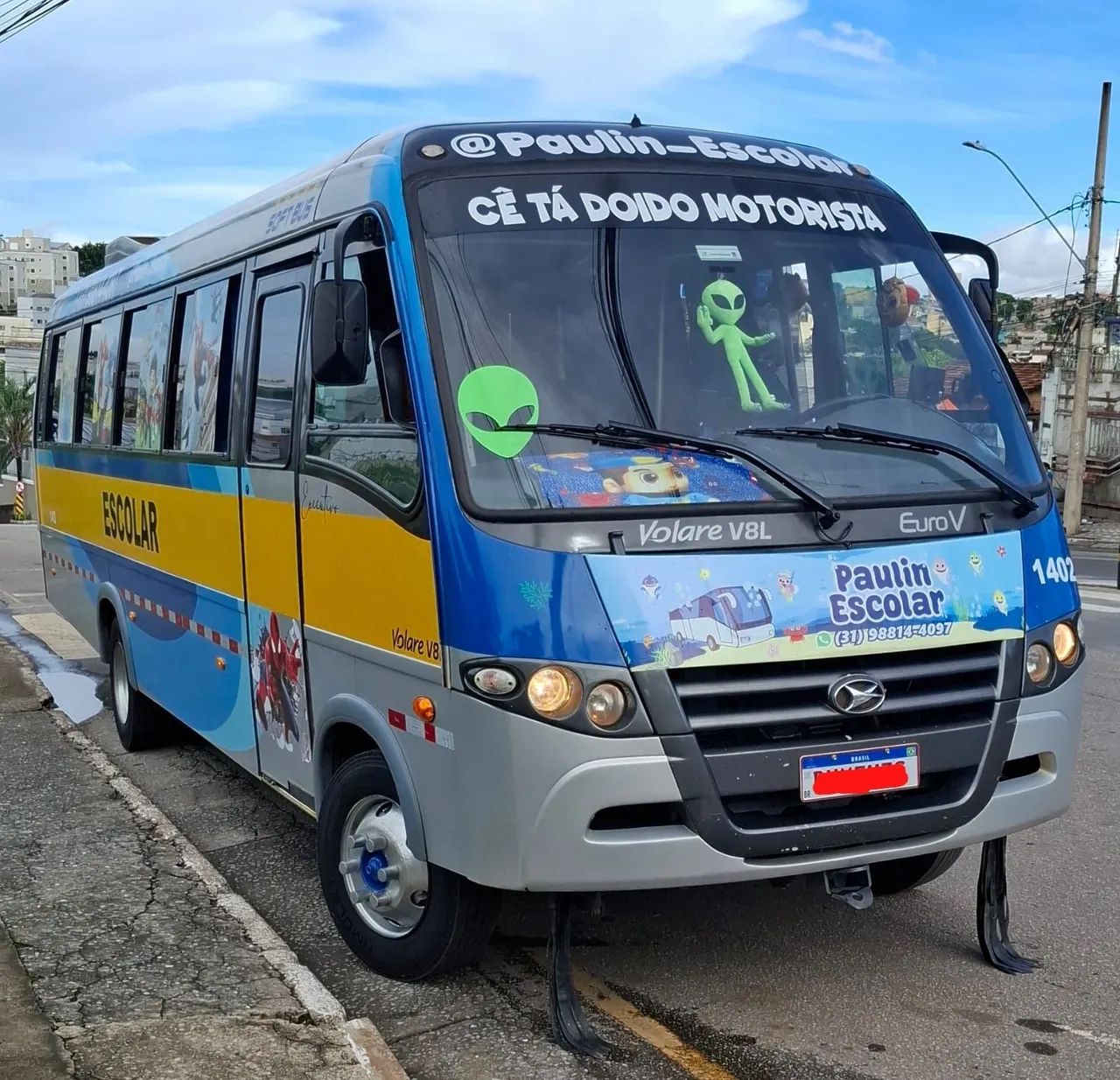 Micro ônibus  Volare V8L  14/14. 33 Lg