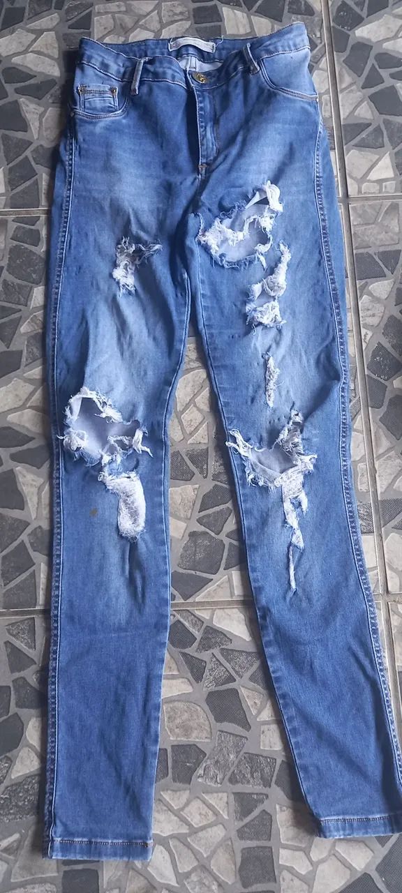 Calça jeans Marca" consciência "  - Foto 2