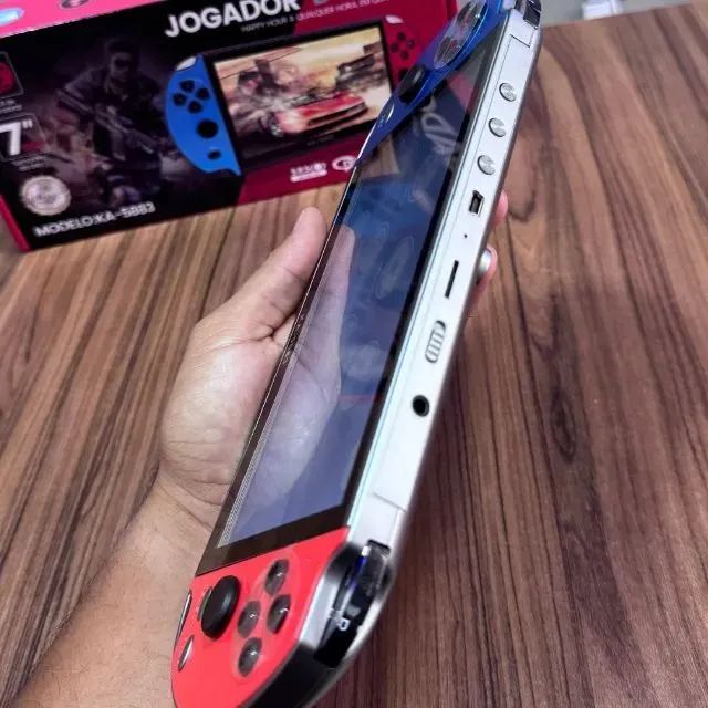 Vídeo Game Portátil Retrô Kapbom KA-5883 - Tela Grande 7" com 1000+ Jogos e Funções Extras - Foto 2