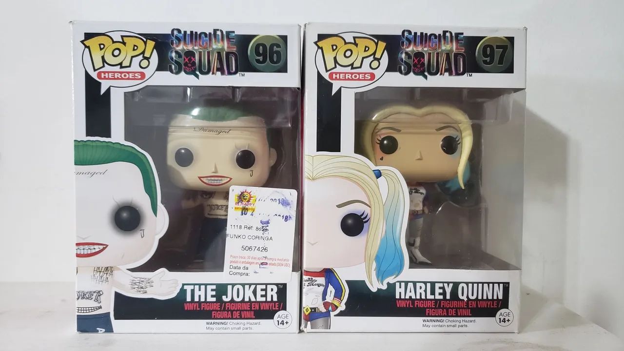 Funko Pop! Suicide Squad - Joker e Harley Quinn