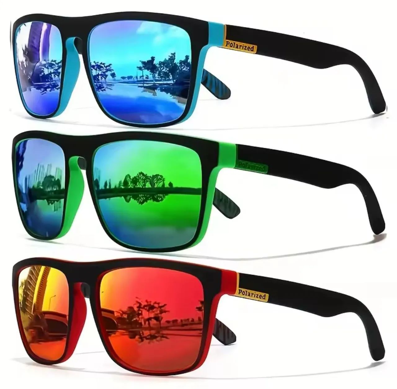 ÓCULOS LENTES POLARIZADOS+UVA E UVb
