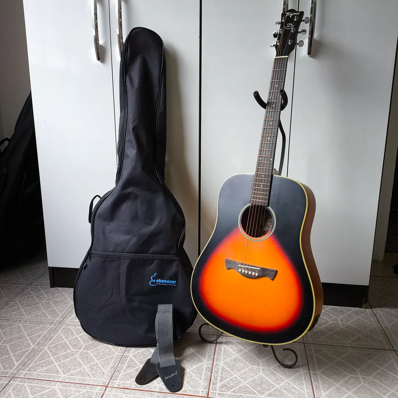 Violão Tagima Elétrico + capa + correia