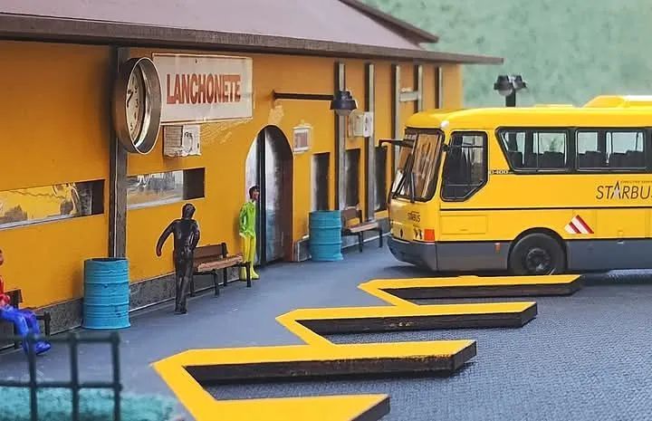 Miniatura parada de ônibus  - Foto 4