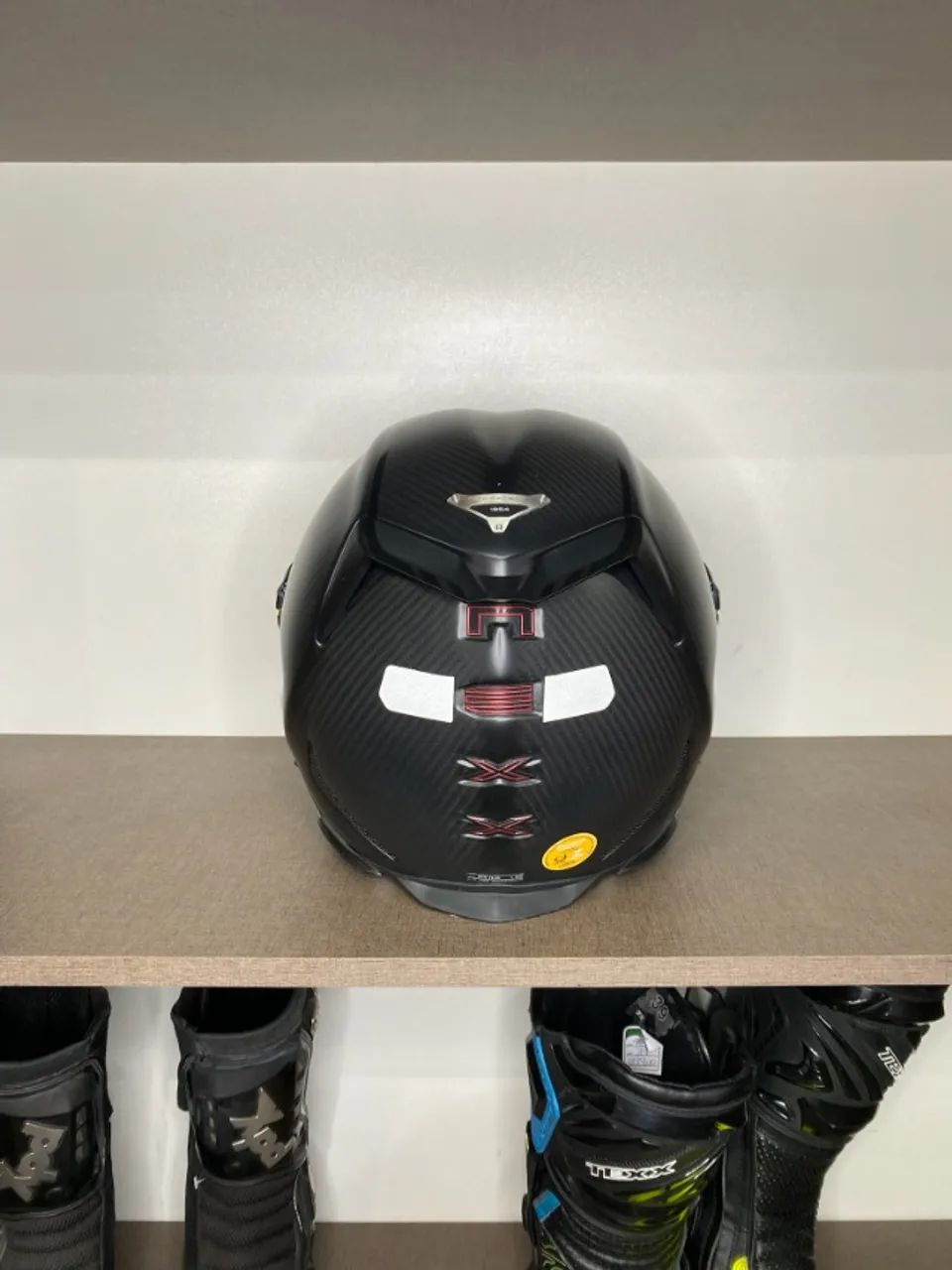 Capacete Nexx Xr-2 Red Line Tamanho 60 Seminovo - Foto 4