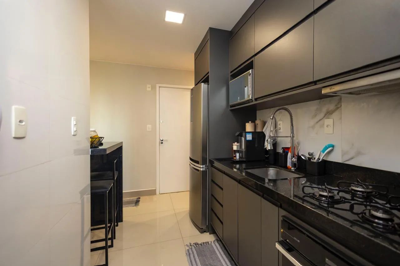 apartamento flex gama 2 quartos, todo reformado, armários planejados, fino acabamento. - Foto 5