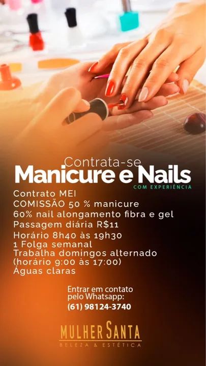 Manicures Início imediato