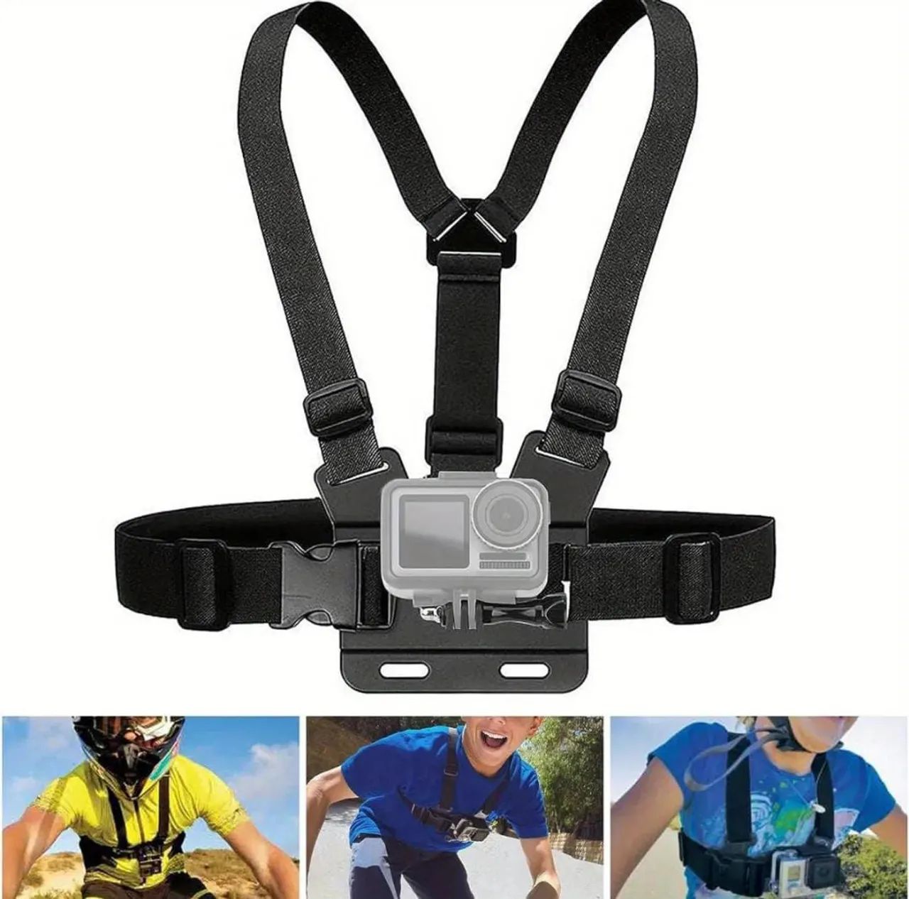 Suporte Peitoral para Câmera GoPro e Celular - Ação e Aventura