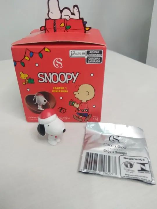 snoopy - coleção cacau show especial de natal